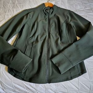 NWOT 90⁰ Degrees Chill Tech Rib Full Zip Jacket In XL